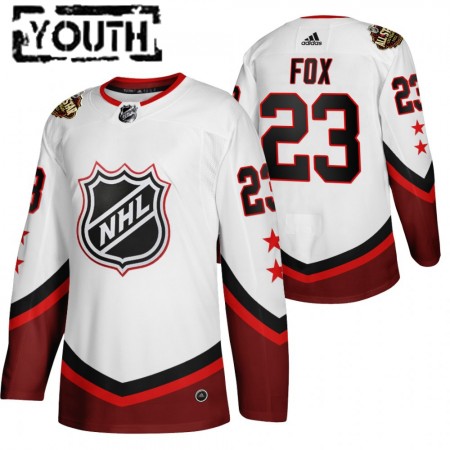 New York Rangers Adam Fox 23 2022 NHL All-Star Wit Authentic Shirt - Kinderen